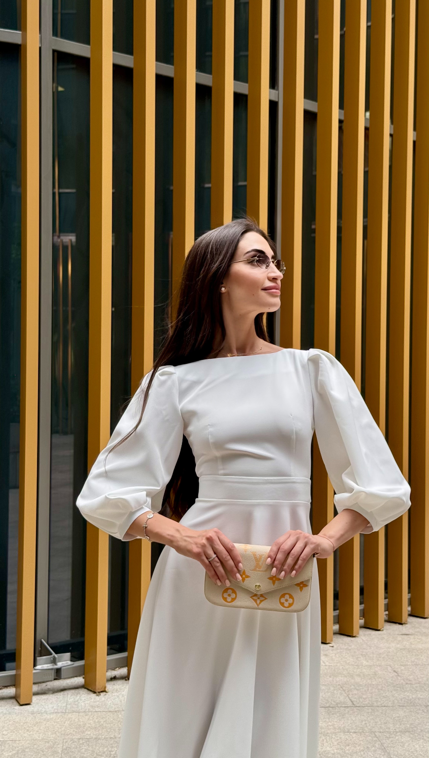 White Melody – Soft Comfort Dress