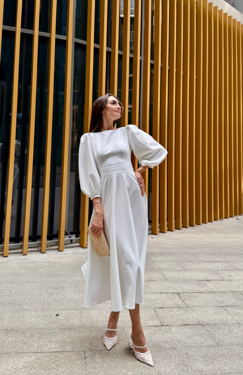 White Melody – Soft Comfort Dress