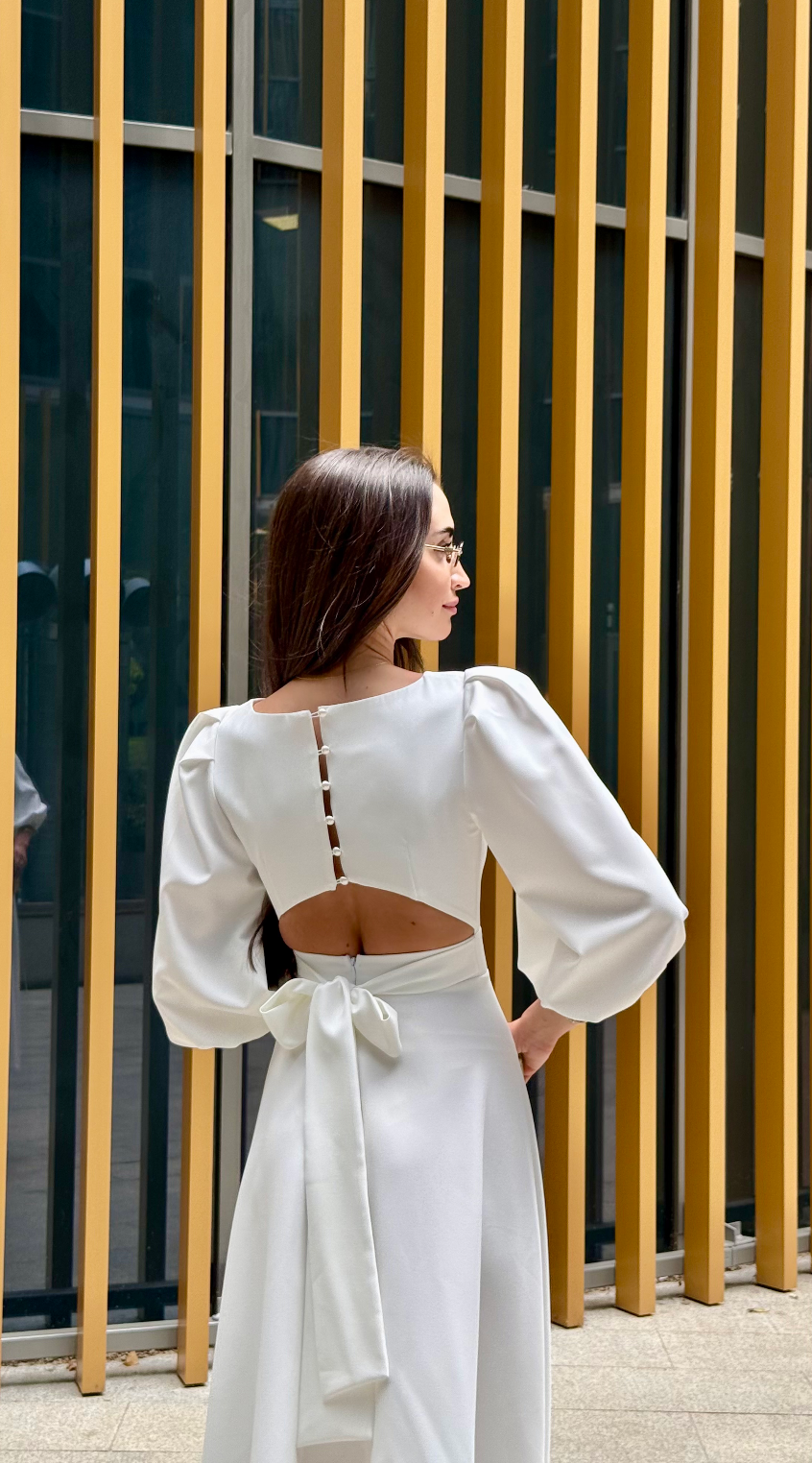 White Melody – Soft Comfort Dress