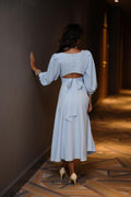 Blue Melody – Effortless Comfort Dress