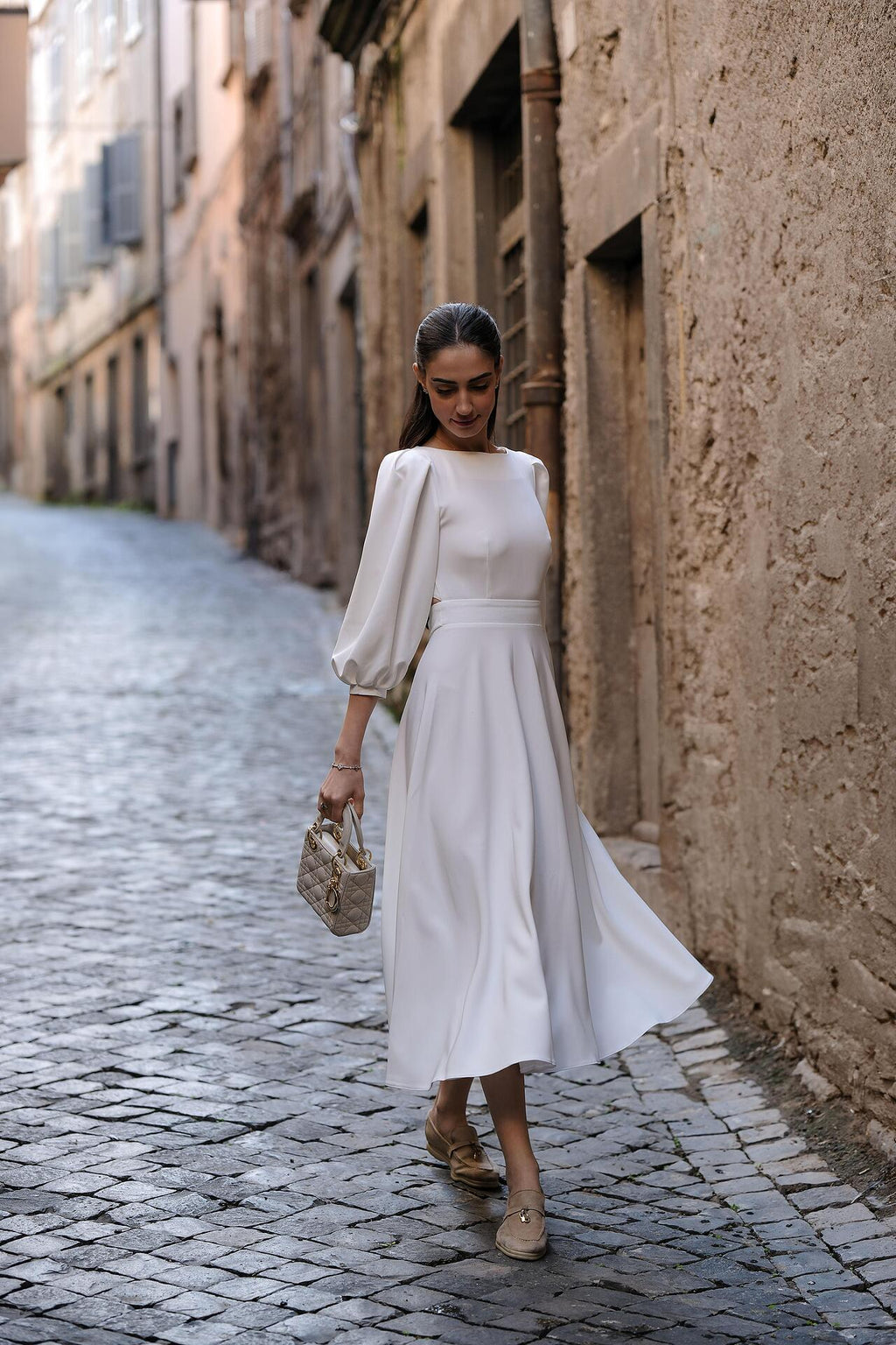 White Melody – Soft Comfort Dress
