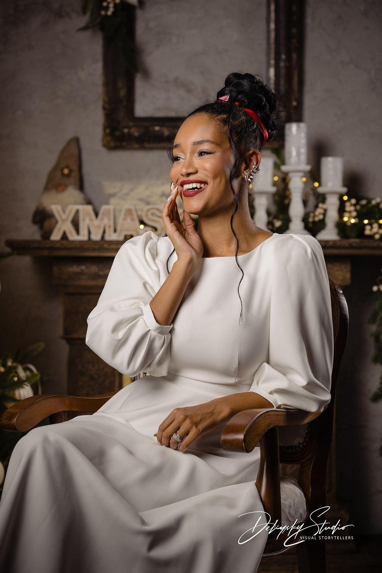 White Melody – Soft Comfort Dress