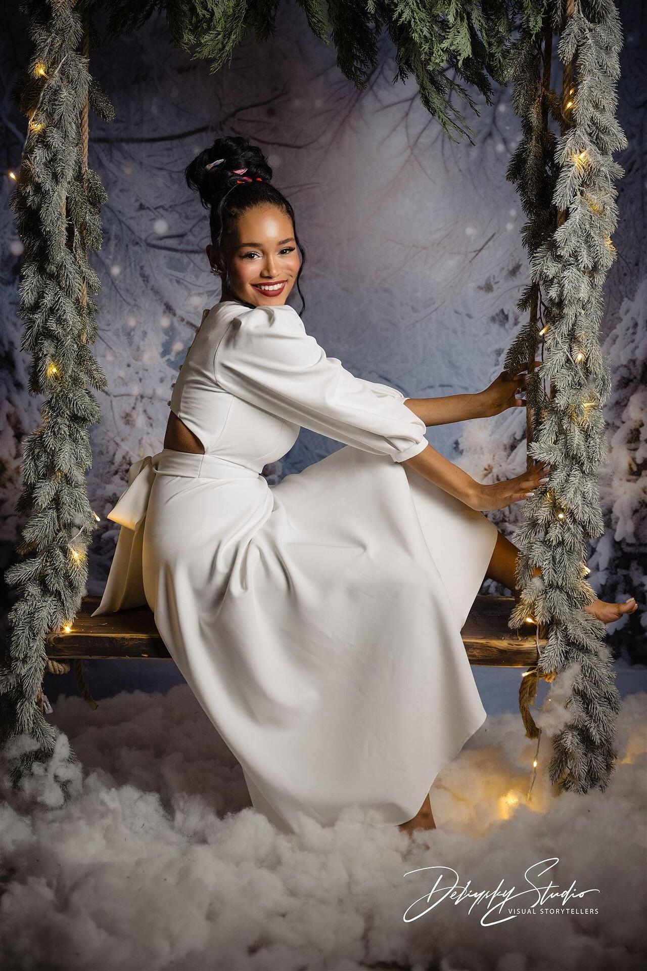 White Melody – Soft Comfort Dress