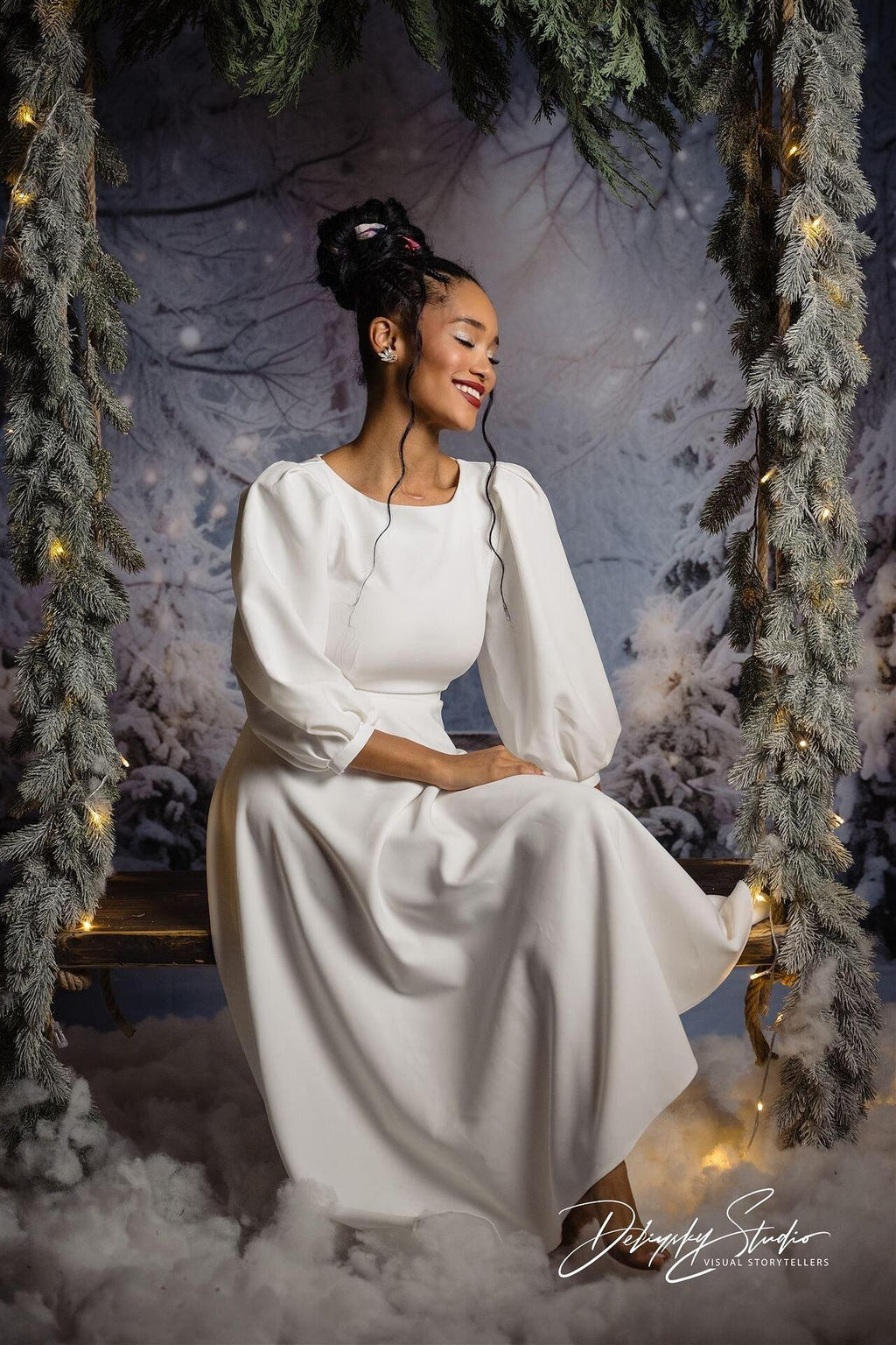 White Melody – Soft Comfort Dress